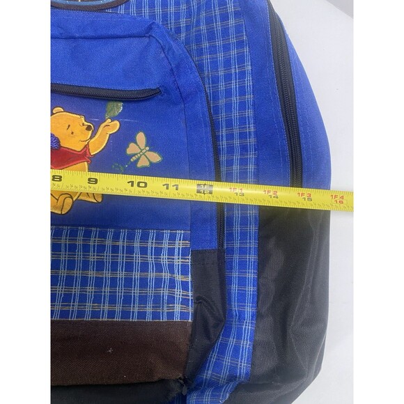 Vintage Disney Winnie the Pooh Blue Backpack 18” Discover Explore main image 4